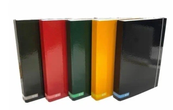 Teczka Box A4 na gumkę Classic Colors mix - Bee-bee