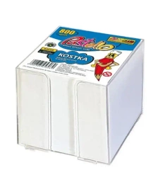 Kostka nieklejona 85x85mm 800 kartek biała - Alfa Pastello