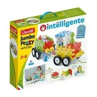 Jumbo Peggy vehicles 62 elementy - Quercetti