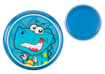 Frisbee z Dinozaurem niebieski 20cm - Leantoys