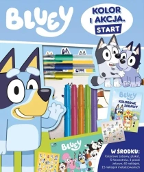 Bluey. Kolor i Akcja. Start - praca zbiorowa