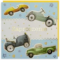 Zaproszenie Urodziny 5szt - Kukartka