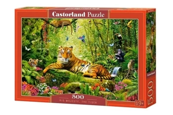 Puzzle 500 His Majesty, the Tiger CASTOR - Castorland