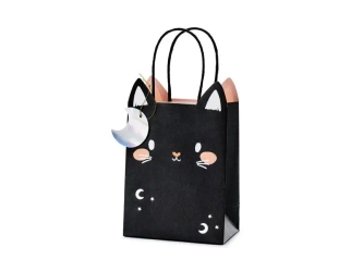 Torebka na prezenty Kot 8x14x18cm MIX - PartyDeco