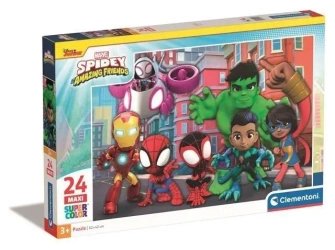 Puzzle 24 Maxi Super Kolor Spidey - Clementoni