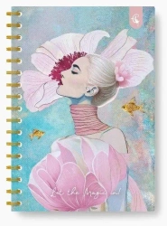 Kołonotatnik ozdobny B5/160K kratka Fashion - Cozywood