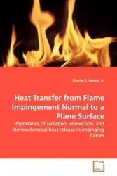 Heat Transfer from Flame Impingement Normal to a  Plane Surface - Baukal Jr. Charles E.