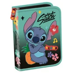 Piórnik dwuklapkowy bez wyposażenia Stitch mint - ST-MAJEWSKI