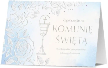 Zaproszenie Komunia (5szt) - Pan Dragon
