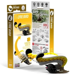 Ptak Lirogon Eugy. Eko Układanka 3D - Eugy