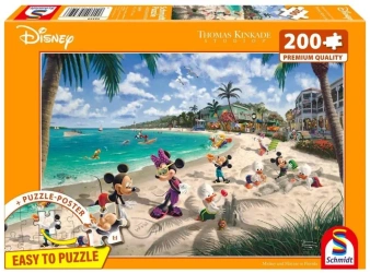 Puzzle PQ 200 Thomas Kinkade Myszka Miki & Minnie - Schmidt