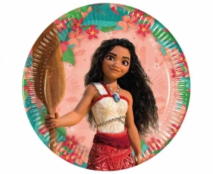 Talerzyki papierowe Moana 23cm 8szt - Godan