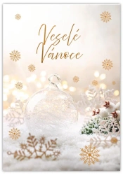Karnet Wesołych Świąt - Vesele Vanoce Cestina - Trend