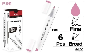 Marker Chromax z 2 końcówk. P 341 (6szt) - Artix