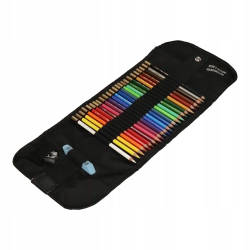 Kredki akwarelowe Mondeluz Koh-i-Noor 3720 24 kolory w czarnym etui