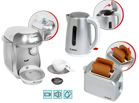 Zestaw śniadaniowy Bosch srebrny - Klein