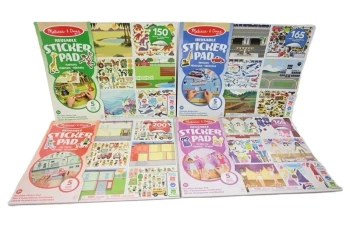 Mellisa&Doug: Naklejki wielokrotnego użytku (Asst.) - Spin Master