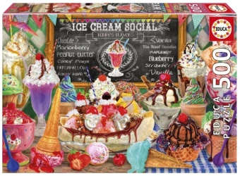 Puzzle 500 Lodziarnia - Educa