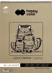 Szkicownik A3/40K Młody Artysta HAPPY COLOR - GDD
