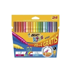 Flamastry Visa kolory 20+4 kolory BIC - BIC
