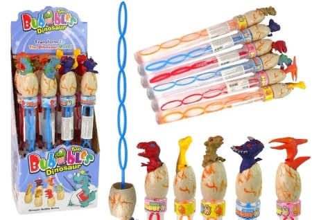 Bańki mydlane Dinozaury 34cm MIX - Leantoys