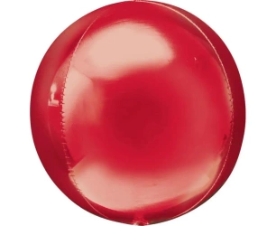 Balon foliowy kula czerwona 38x40cm - Anagram