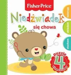 Fisher Price Puzzle. Niedźwiadek się chowa - praca zbiorowa