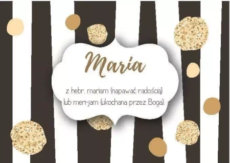 Magnes Imiona - Maria - Szaron