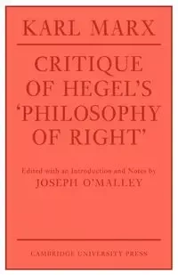 Critique of Hegel's 'Philosophy of Right' - Marx Karl