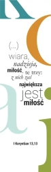Zakładka duża - Wiara, nadzieja, miłość - Szaron
