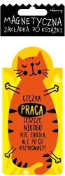 Zakładka magnetyczna - Kot praca - Henry