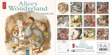 Kalendarz 2026 ścienny kwadrat Alicja - Praca zbiorowa