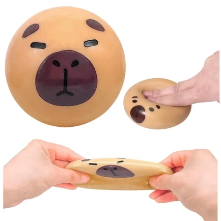 Gniotek kapibara antystresowa 5,5cm - Leantoys