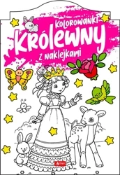 Królewny. Kolorowanka z naklejkami - praca zbiorowa