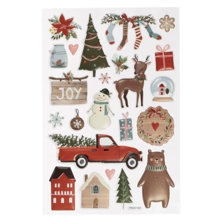 Naklejki świąteczne 3D - Arpex