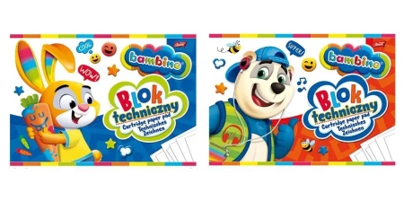 Blok techniczny A4/10K (10szt) BAMBINO - ST-MAJEWSKI