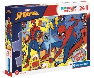 Puzzle 24 maxi Super Kolor Spider-Man - Clementoni