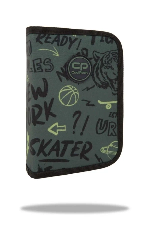 Piórnik jednoklapkowy bez wyposażenia Coolpack Clipper Tiger - PATIO
