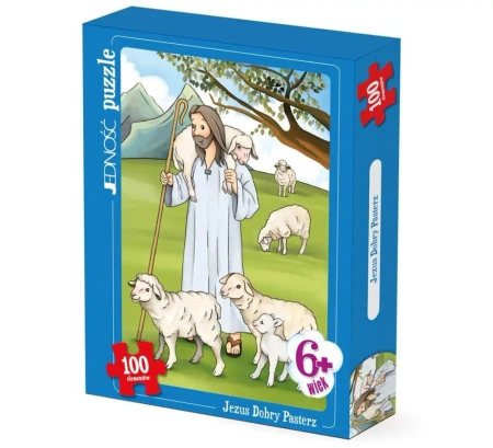 Puzzle 100 - Jezus dobry Pasterz - opracowanie zbiorowe