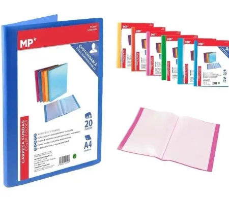 Teczka ofertowa A4 z 20 koszulkami MIX - MP Main Paper