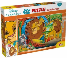 Puzzle dwustronne Plus 24 Król Lew - Lisciani