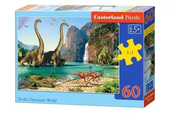 Puzzle 60 Świat Dinozaurów CASTOR - Castorland