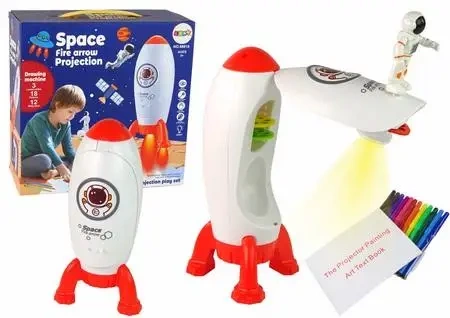 Projektor kosmiczny z 18 slajdami - Leantoys