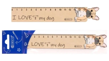 Linijka drewniana Buldog - Cresco