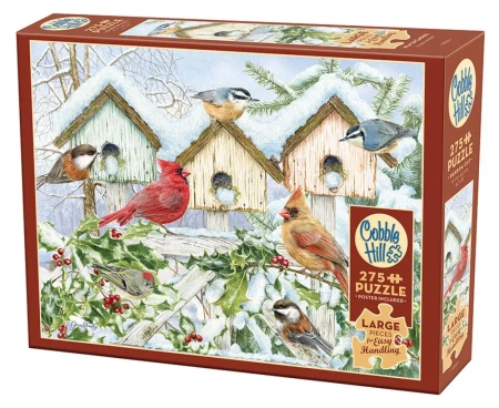 Puzzle 275 XL Zimowy ptaków śpiew 112694 - Cobble Hill