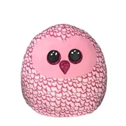 Squish-a-Boos Pinky różowa sowa 30 cm - TY