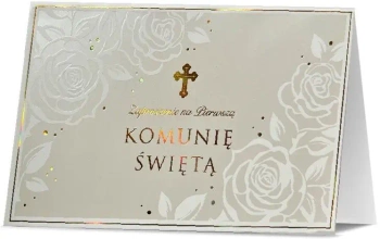 Zaproszenie Komunia (5szt) - Pan Dragon