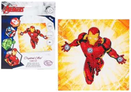 Diamentowa mozika Iron Man 18x18cm - Pro Kids