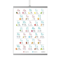 Plakat edukacyjny - alfabet litery polskie B2 - LearnHow