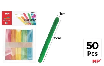 Patyczki drewniane 5 kolorów 50szt - MP Main Paper